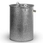 Preview: 13 Liter Metall Eimer | Ascheeimer | verzinkt - gehämmert silber (Größe 1) Preview: 13 Liter Metall Eimer | Ascheeimer | verzinkt - gehämmert silber (Größe 1)