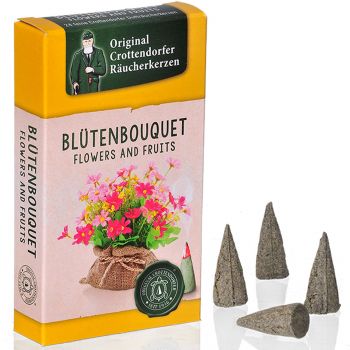 Crottendorfer Räucherkerzen - Blütenbouquet