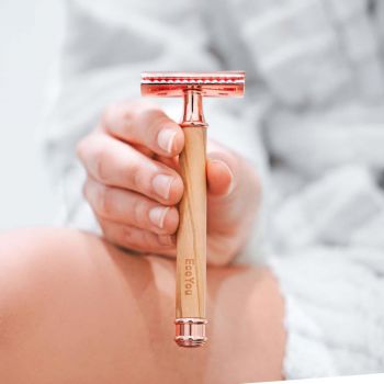 Rasierhobel EcoYou® | Rosé für Damen inkl.10 Klingen Rasierhobel EcoYou® | Rosé für Damen inkl.10 Klingen