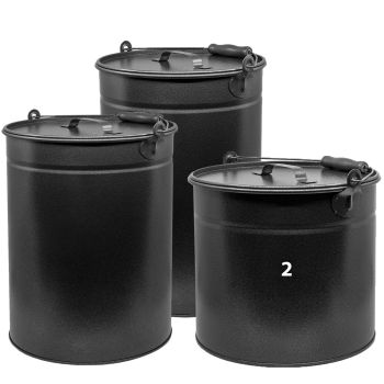 Preview: Metall Eimer 15 Liter | Ascheeimer | verzinkt Pulverlack Hammerschlag (Größe 2) Preview: Metall Eimer 15 Liter | Ascheeimer | verzinkt Pulverlack Hammerschlag (Größe 2)