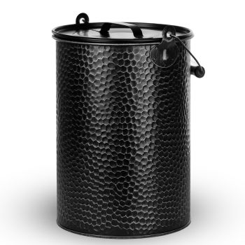 Preview: 13 Liter Metall Eimer | Ascheeimer | verzinkt - gehämmert sw (Größe 1) Preview: 13 Liter Metall Eimer | Ascheeimer | verzinkt - gehämmert sw (Größe 1)