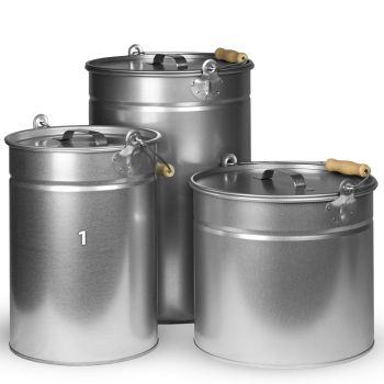 Preview: 13 Liter Metall Eimer | Ascheeimer | verzinkt (Größe 1) Preview: 13 Liter Metall Eimer | Ascheeimer | verzinkt (Größe 1)