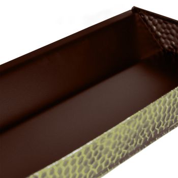 Preview: Ofenvorsetzer Glutfänger | altmessing Preview: Glutfänger altmessing