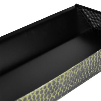 Preview: Ofenvorsetzer Glutfänger | schwarz-gold Preview: Glutfänger schwarz-gold