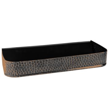 Preview: Ofenvorsetzer Glutfänger | Kupfer-schwarz Preview: Ofenvorsetzer Glutfänger | Kupfer-schwarz