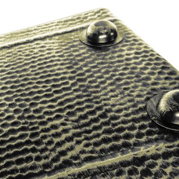 Preview: Nostalgie Holzträger | Kaminkorb | schwarz - gold Preview: Nostalgie Holzträger | Kaminkorb