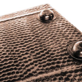 Preview: Nostalgie Holzträger | Kaminkorb | kupfer-schwarz Preview: Nostalgie Holzträger | Kaminkorb