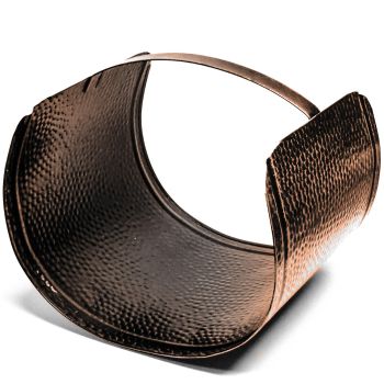 Preview: Nostalgie Holzträger | Kaminkorb | kupfer-schwarz Preview: Nostalgie Holzträger | Kaminkorb | kupfer-schwarz