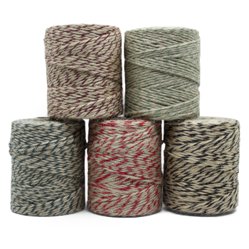 Preview: 5 x 100m Rollen Gartenschnur Jute versch. Farben Preview: 5 x 100m Rollen Gartenschnur Jute versch. Farben