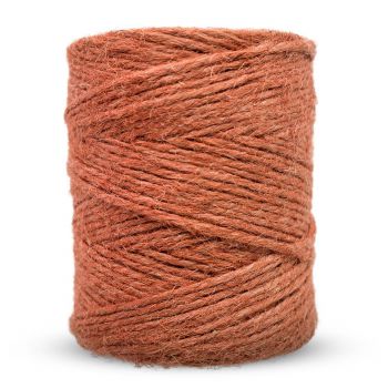 Preview: 2er Set Jutegarn | Spule a' 200g | Rostrot + Grün Preview: 2er Set Jutegarn | Spule a' 200g | Rostrot + Grün