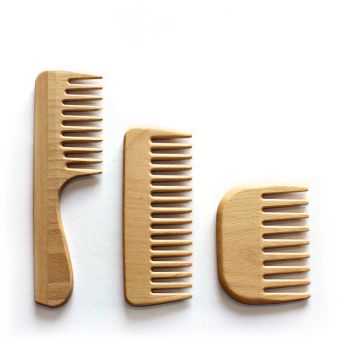Preview: Griffkamm Frisierkamm Afrokamm aus Buchenholz | 3er Kamm-Set Preview: Griffkamm Frisierkamm Afrokamm aus Buchenholz | 3er Kamm-Set