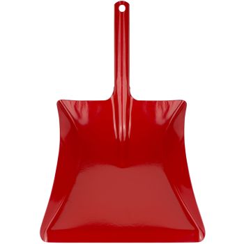 Preview: 10 x Kehrschaufel Metall rot pulverlackiert Preview: 10 x Kehrschaufel Metall rot pulverlackiert
