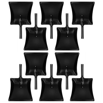 10 x Kehrschaufel Metall schwarz 10 x Kehrschaufel Metall schwarz