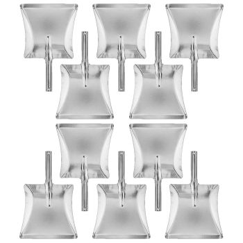 10 x Kehrschaufel Metall verzinkt 10 x Kehrschaufel Metall verzinkt