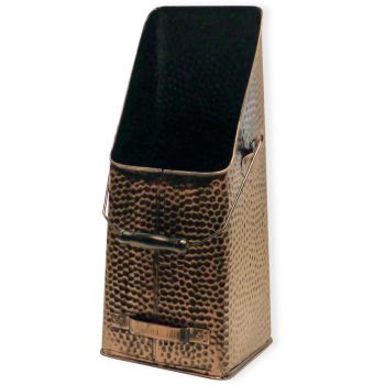 Preview: Nostalgie Kohleschütter | gehämmert kupfer-schwarz Preview: Nostalgie Kohleschütter | gehämmert kupfer-schwarz