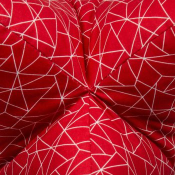 Leseknochen | Rot | Netzmuster