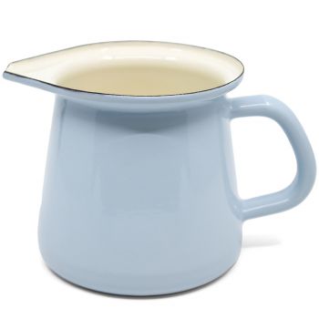 Preview: Emaille Kännchen | Krug | hellblau Preview: Emaille Kännchen | Krug | hellblau