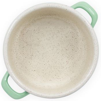 Preview: Emaille Kochtopf  | mint | Ø 20 cm Preview: Emaille Kochtopf  | mint | Ø 20 cm