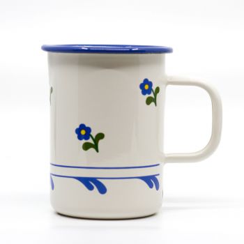 Preview: Emaille Meßbecher | Blume | 0,5L Preview: Emaille Meßbecher | Blume | 0,5L