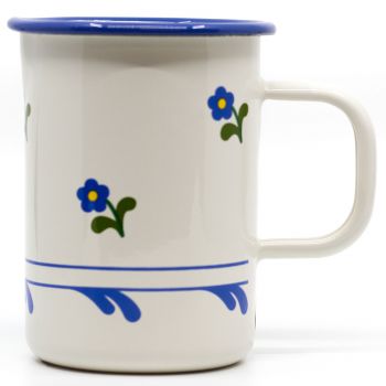 Preview: Emaille Meßbecher | Blume | 0,5L Preview: Emaille Meßbecher | Blume | 0,5L