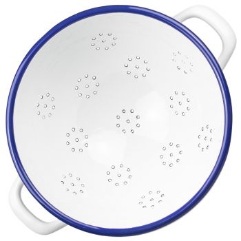 Preview: 2. Wahl Durchschlag Seiher Sieb Emaille Nudelsieb Preview: 2. Wahl Durchschlag Seiher Sieb Emaille Nudelsieb