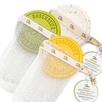 Preview: Ovis Duschseife | 3er Set | inkl. Seifenschaumbeutel Preview: Ovis Duschseife | 3er Set | inkl. Seifenschaumbeutel