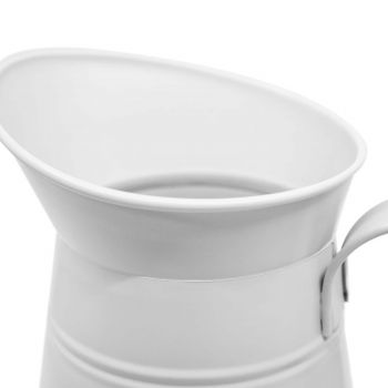 WC-Bürstenhalter weiß + Bürste mit geöltem Buchenholz