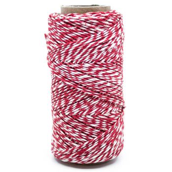 Preview: Schinkenfaden | 50g Spule | rot-weiss Preview: Schinkenfaden | 50g Spule | rot-weiss