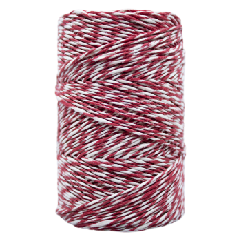 Preview: 3 x Schinkenfaden | a' 100g | Spule rot-weiss Preview: 3 x Schinkenfaden | a' 100g | Spule rot-weiss