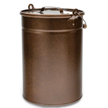 Preview: Metall Eimer 13 Liter  | Ascheeimer | verzinkt Pulverlack Kupfer-Antik (Größe 1) Preview: Metall Eimer 13 Liter  | Ascheeimer | verzinkt Pulverlack Kupfer-Antik (Größe 1)