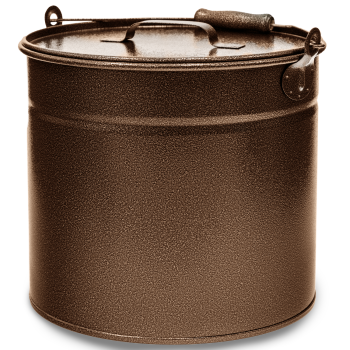 Preview: Metall Eimer 15 Liter | Ascheeimer | verzinkt Pulverlack Kupfer-Antik (Größe 2) Preview: Metall Eimer 15 Liter | Ascheeimer | verzinkt Pulverlack Kupfer-Antik (Größe 2)