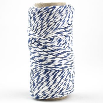 Preview: Wurstbindfaden 4 x a' 50g | Spule | rot-weiss | blau-weiss | grün-weiss | gelb-weiss Preview: Wurstgarn 50g blau/weiß