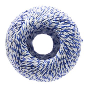 Preview: Wurstbindfaden | Knäuel | blau-weiss Preview: Wurstbindfaden | Knäuel | blau-weiss