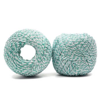 Preview: Wurstbindfaden | 2 Knäuele | grün-weiss Preview: Wurstbindfaden | 2 Knäuele | grün-weiss