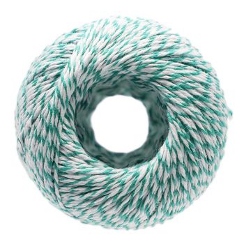 Preview: Wurstbindfaden | 2 Knäuele | grün-weiss Preview: Wurstbindfaden grün/weiß