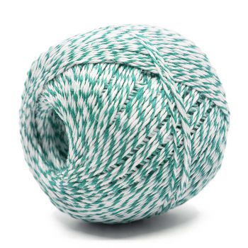 Preview: Wurstbindfaden | 2 Knäuele | grün-weiss Preview: Wurstbindfaden grün/weiß