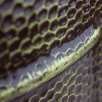 Preview: Ofenschirm | Hitzeschild | braun-gold gewischt Preview: Ofenschirm | Hitzeschild | braun-gold gewischt