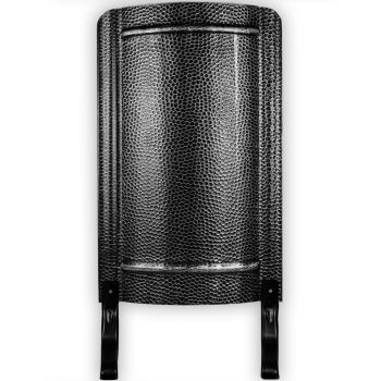 Preview: Ofenschirm | Hitzeschild schwarz-silber gewischt Preview: Ofenschirm | Hitzeschild schwarz-silber gewischt