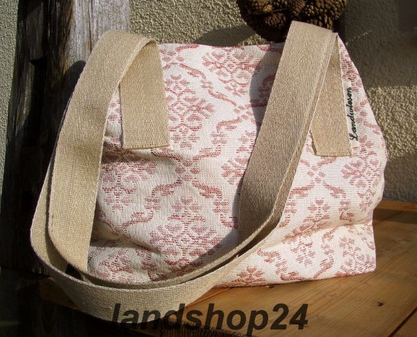 "Landwiesen" Damentasche Modell 1 Braun-rohweiß