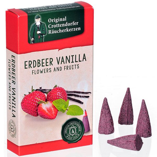 Crottendorfer Räucherkerzen - Erdbeer-Vanilla