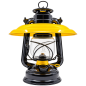 Preview: Feuerhand Baby Special 276 Schwarz-Gelb | Sturmlaterne mit Reflektorschirm & gelbem Brenner