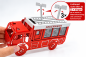 Preview: Feuerwehr Räucherauto aus Metall | Rot-Silber | Neuheit 2026