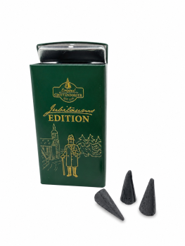 Preview: Crottendorfer Blechdose 90 Jahre | Jubiläums Edition | 24 Räucherkerzen