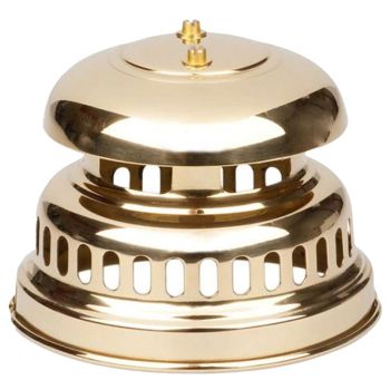 Haube Messing poliert |  für Petromax HK150