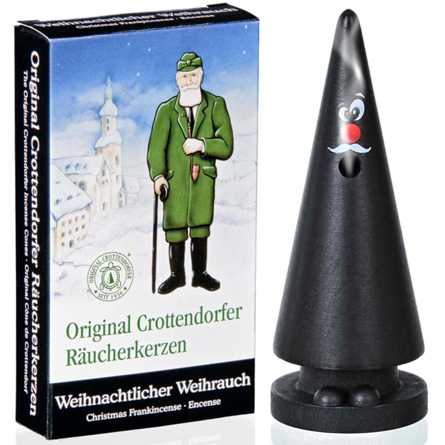 Crottendorfer Räucherkerzen 3er Set – Weihnachtlicher Weihrauch – 68 Stück Inkl. Probe – Made In Germany