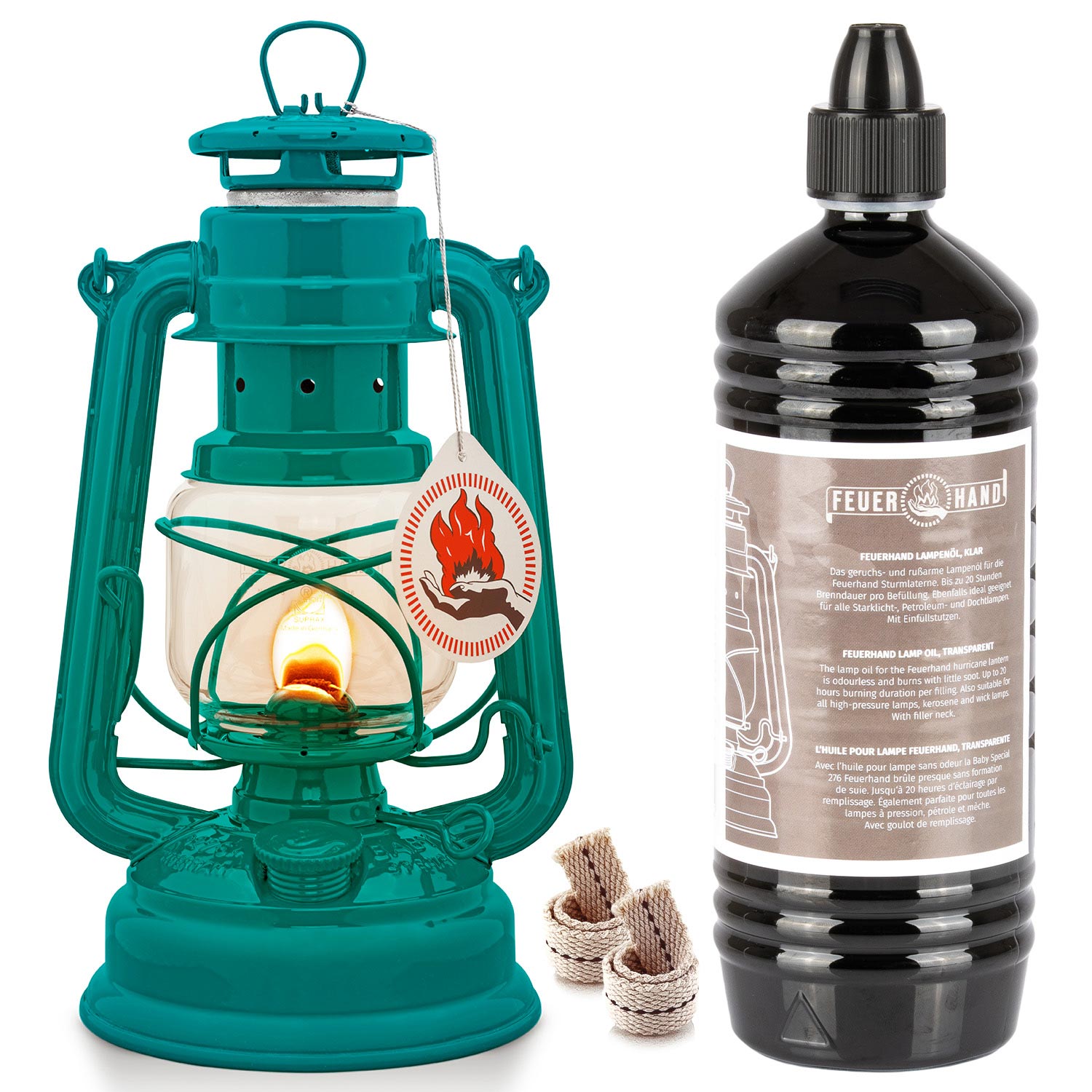 BESTIF Petroleumlampen 2er Set - Nostalgische Strumlaternen Für Gemütliches Licht