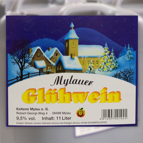 Glühwein Rot Weihnachtsmarkt 10+1=11 Liter im Kanister