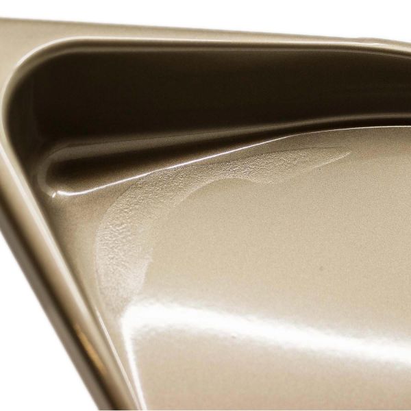 Kehrschaufel | Metall | champagner | B-Ware