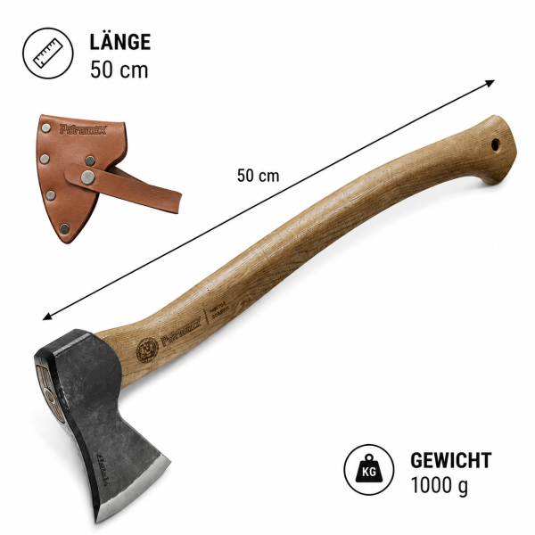 Petromax Forstbeil | Handgeschmiedetes Outdoor & Campingbeil