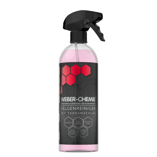 Felgenreiniger Farbumschlag 750 ml – Sprühflasche